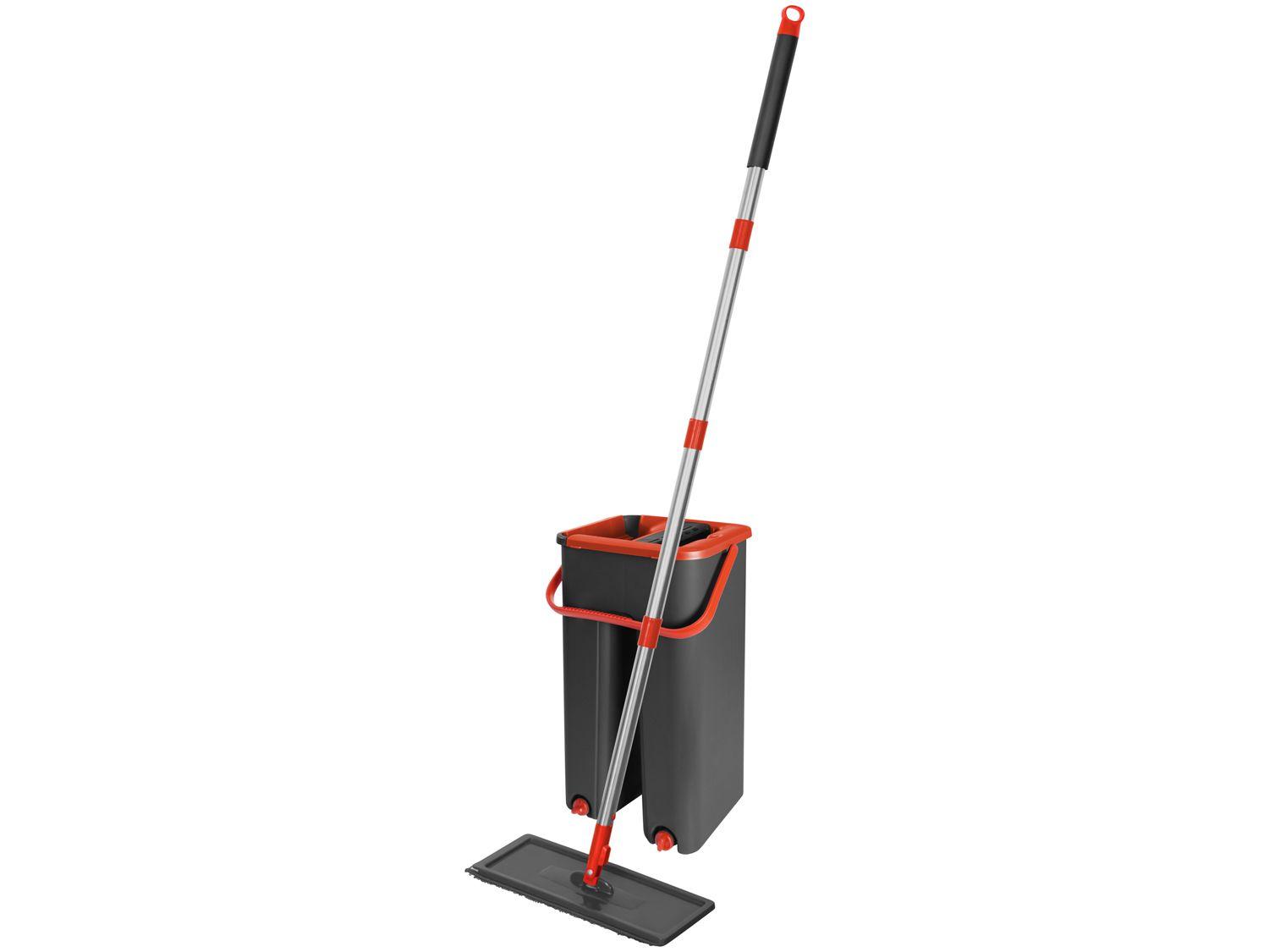 Mop Powermaid Lava e Seca Cinza e Vermelho