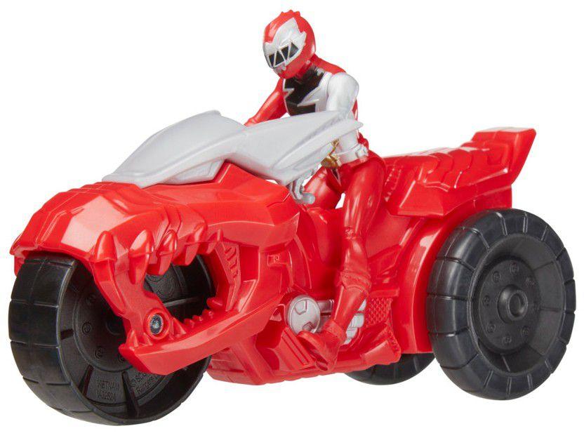 Moto de Brinquedo Power Rangers Dino Fury Rip N Go T-Rex Roda Livre ...