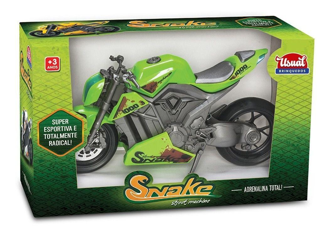 Moto De Brinquedo Snake Infantil Criança Brincar - USUAL BRINQUEDOS ...