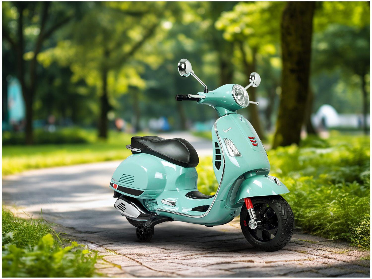 Moto Elétrica Infantil 12V Vespa Bandeirante 