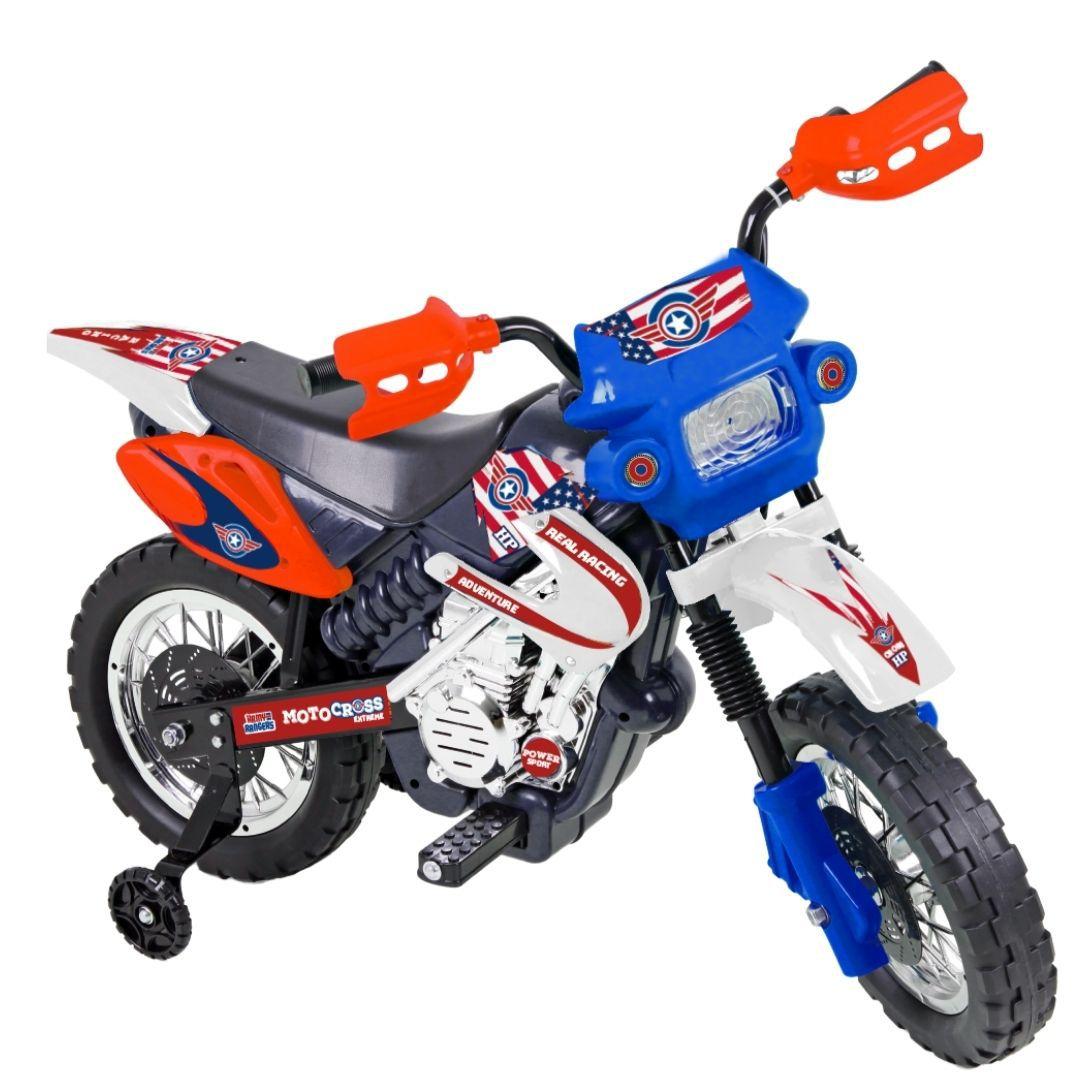 Moto motorizada infantil menina