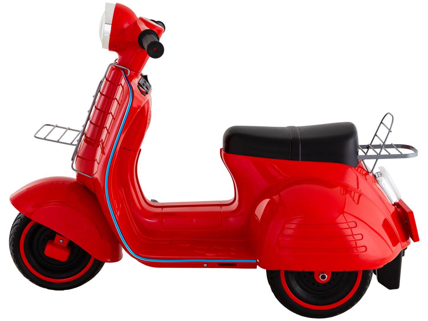 Moto Lambreta Elétrica Infantil 6V 2 Marchas