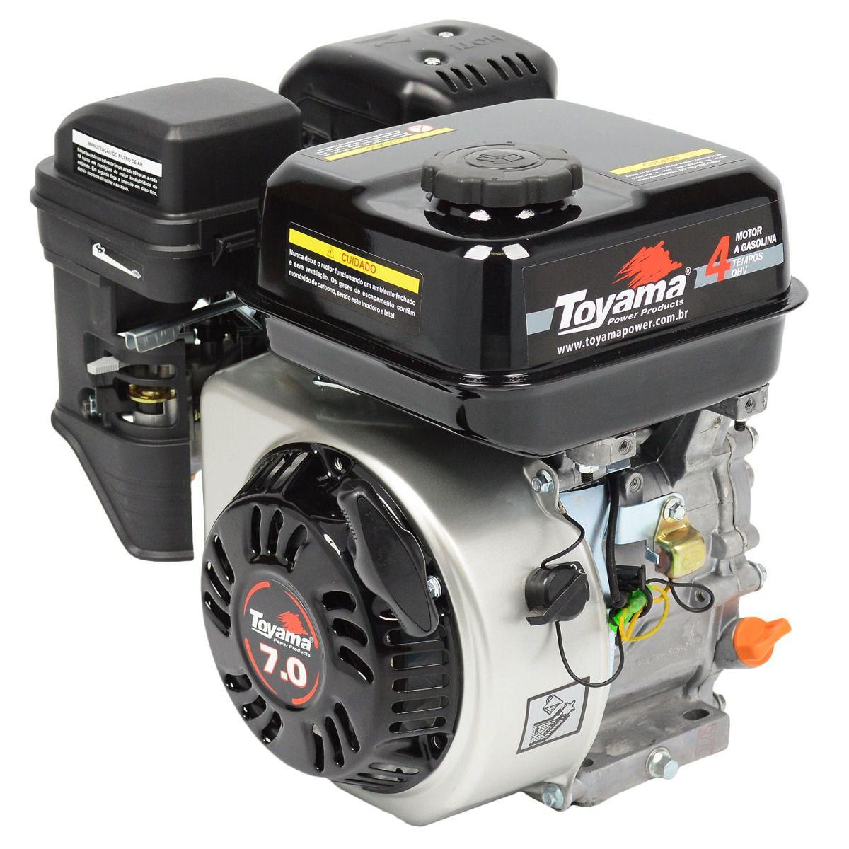 Motor Estacionário A Gasolina Toyama TE70-XP 7HP Com Sensor de Nível de ...