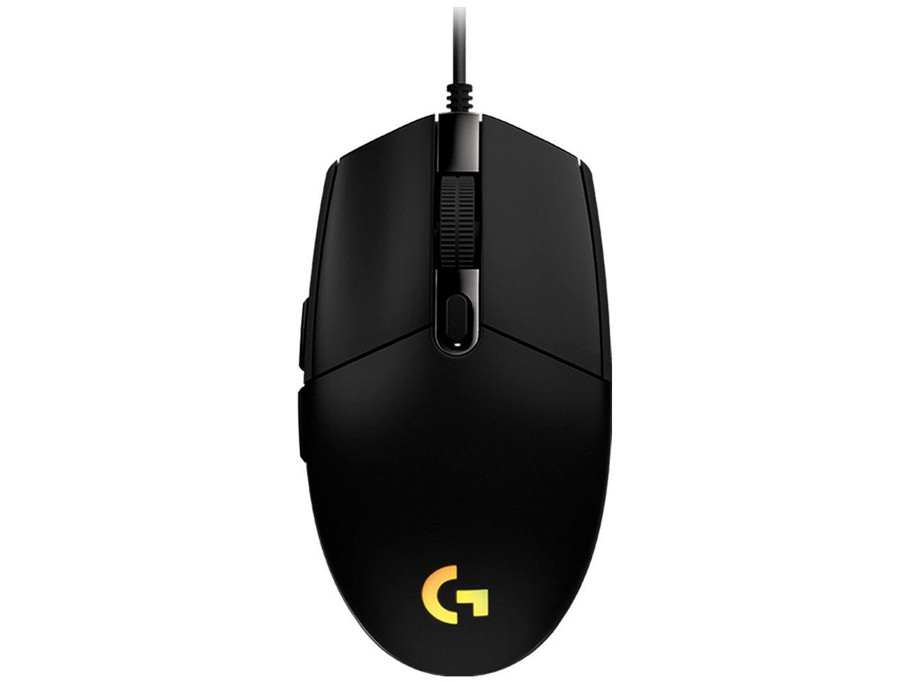 Mouse Gamer Lightsync RGB Logitech Óptico 8000DPI
