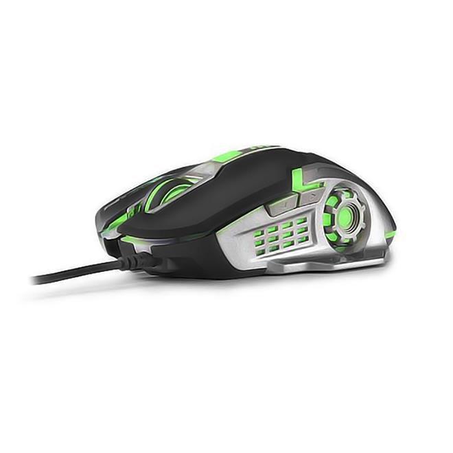 Mouse Gamer Multilaser MO269 Óptico 2400Dpi Led Preto/Grafite - Mouse