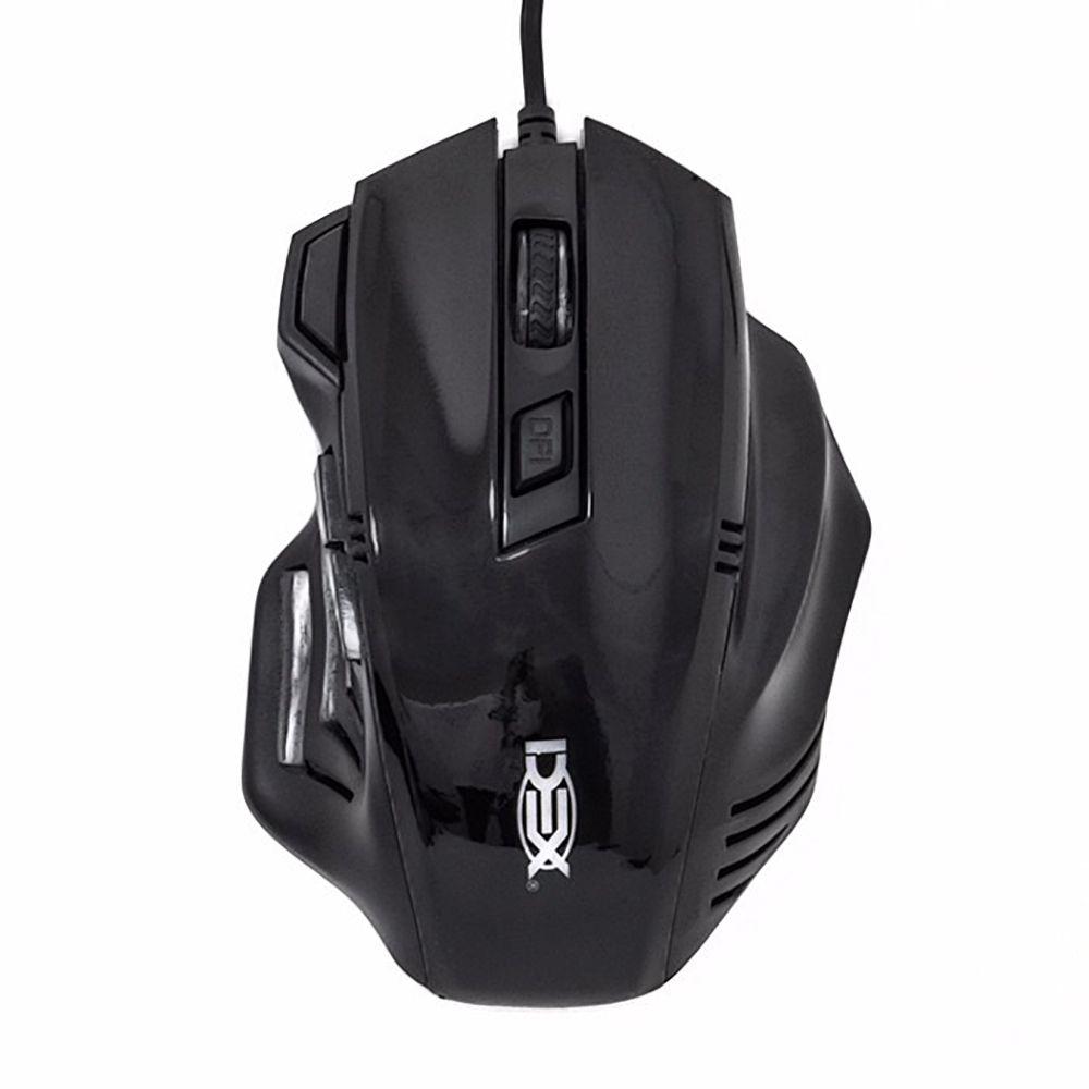 Mouse Gamer Óptico Luz Led Azul 3200dpi Dex LTM-972 - Mouse Gamer