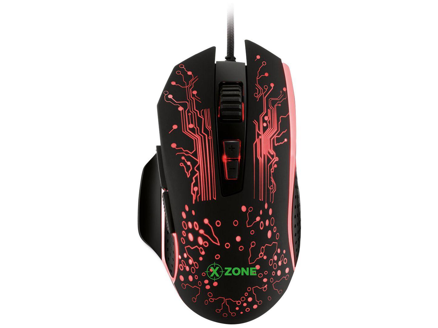 Mouse Gamer XZONE Óptico 3200DPI