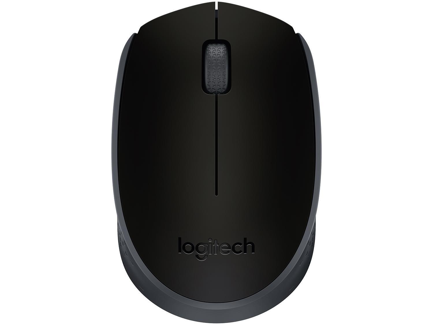 Mouse sem Fio Logitech Óptico 1000DPI 3 Botões
