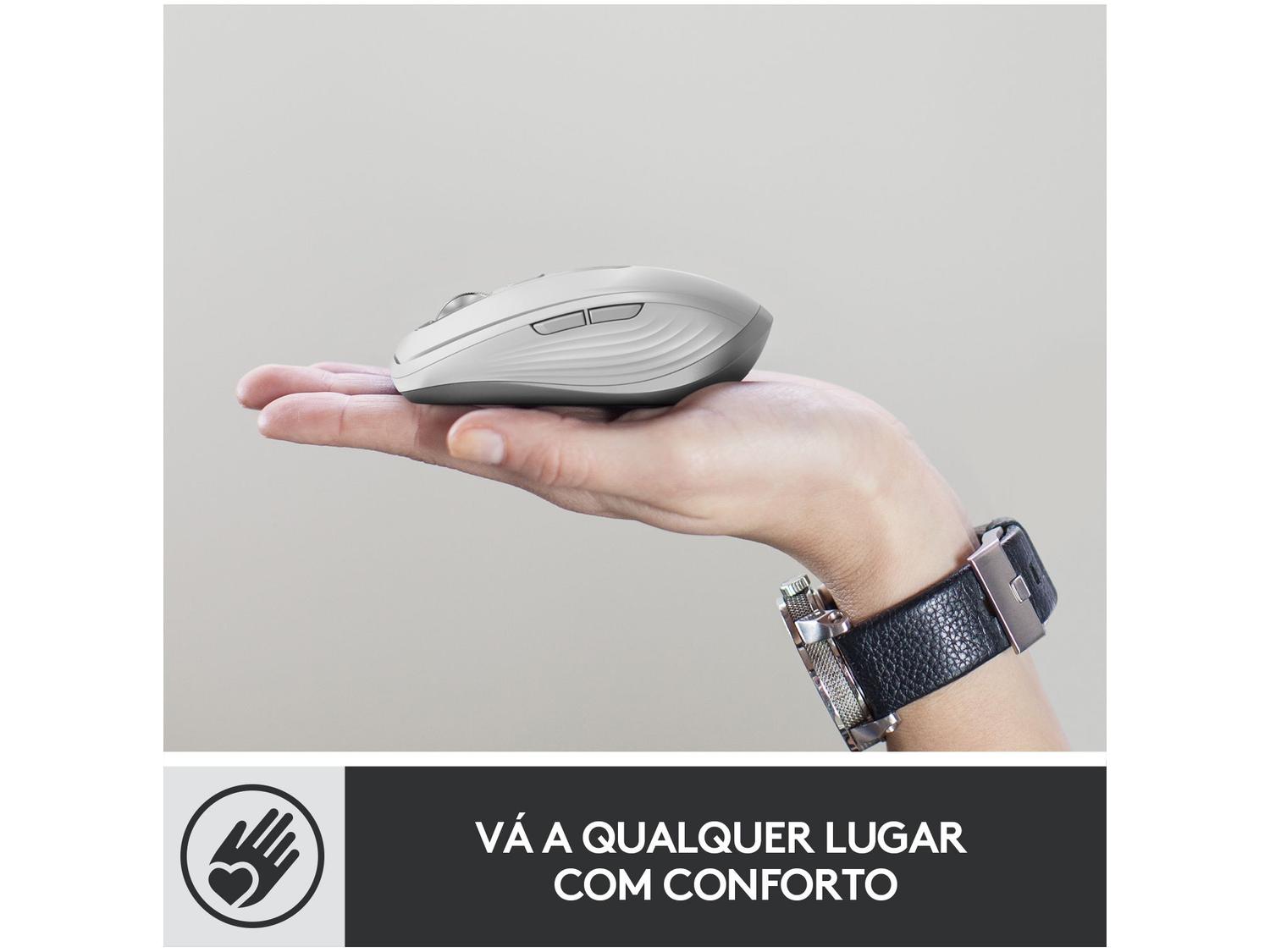 Mouse sem Fio Logitech Óptico 4000DPI 6 Botões