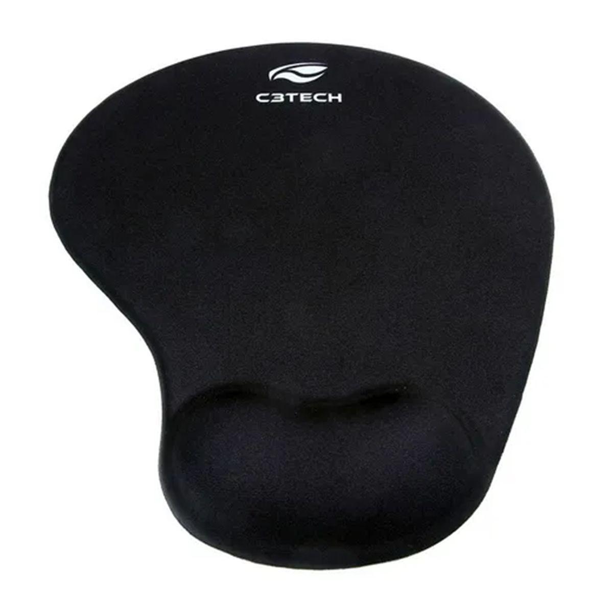 Mousepad com apoio em gel mp200 c3tech Mouse Pad Magazine Luiza