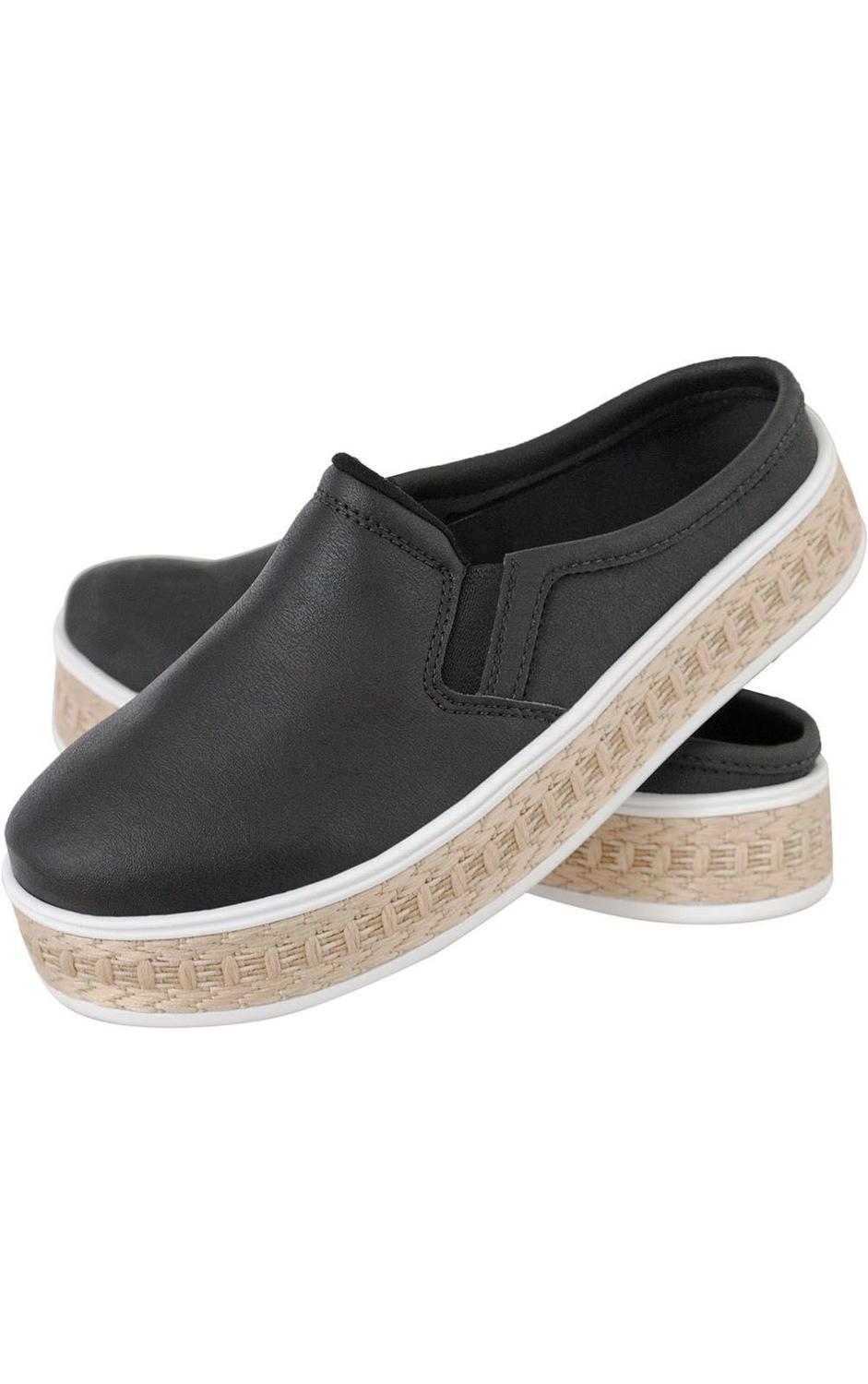 Tenis feminino sapatenis casual alpargata juta sola corda - R$ 84.90, cor  Amarelo (sem cadarço, slip on, sapatilha, modelo mule, cor bege,  confortável) #52009, compre agora | Shafa
