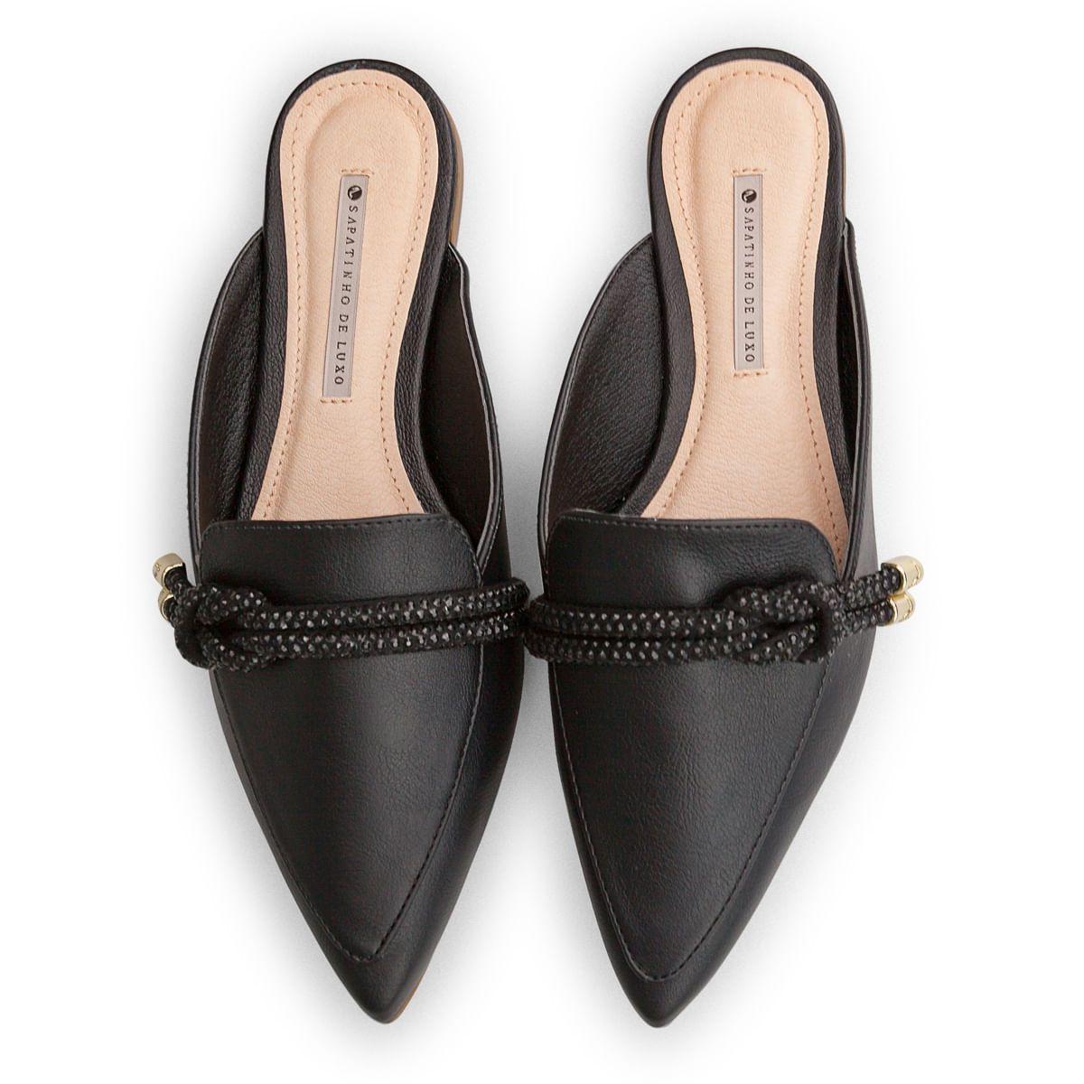 Mule Napa Dubai Preto - SAPATINHO DE LUXO - Mule Feminino - Magazine Luiza