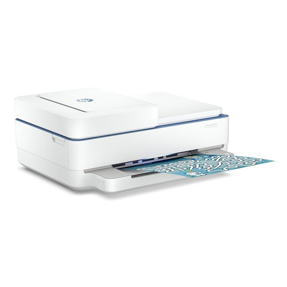 Multifuncional HP DeskJet 6476 Colorida Jato de Tinta Ink Advantage , USB, Wi-Fi, Fax, Branco ...
