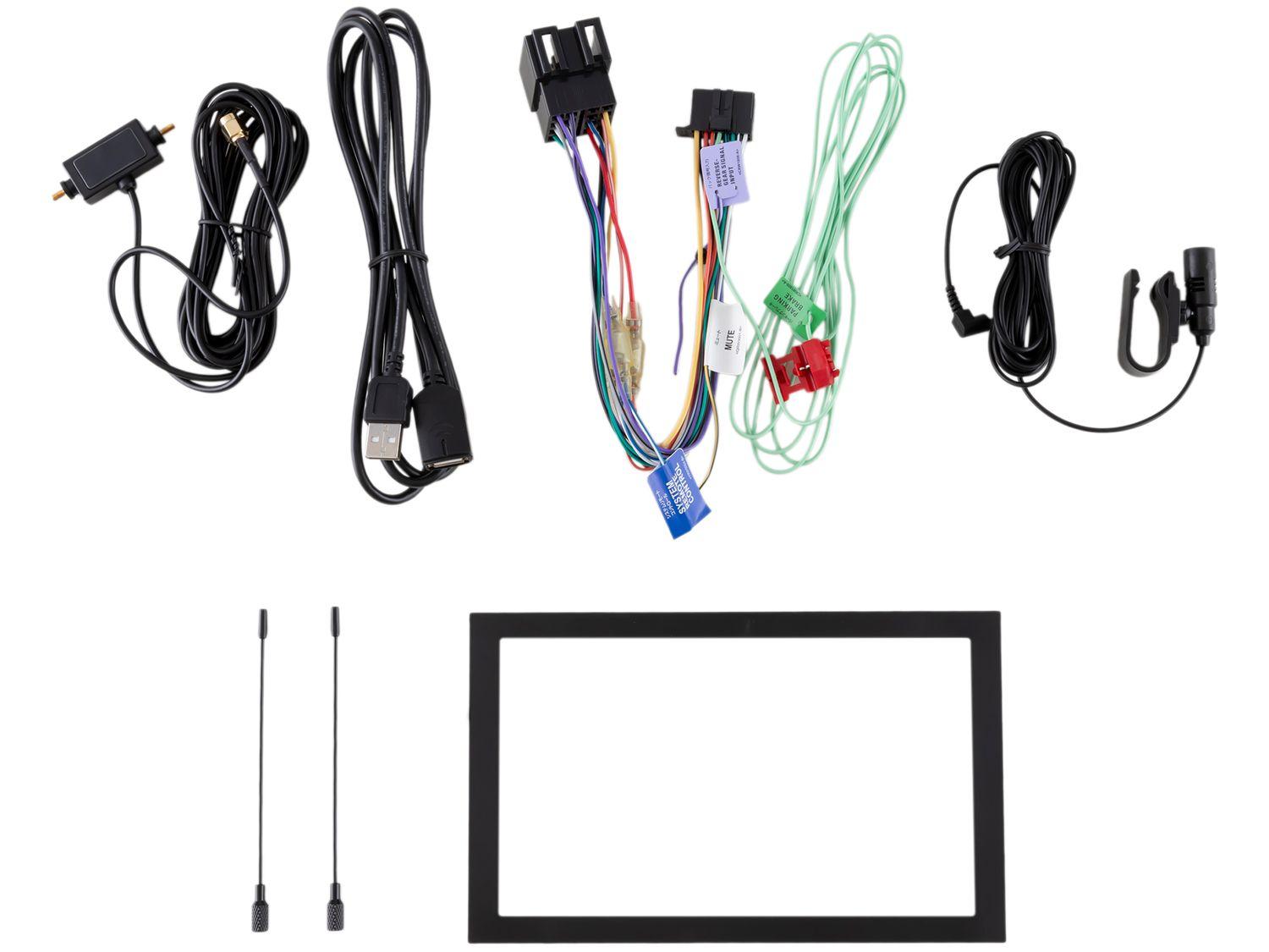 Multimídia Receiver Pioneer AVH-Z5280TV LCD 6,8” 2 Din Touch Resistiva Apple CarPlay e Android Auto