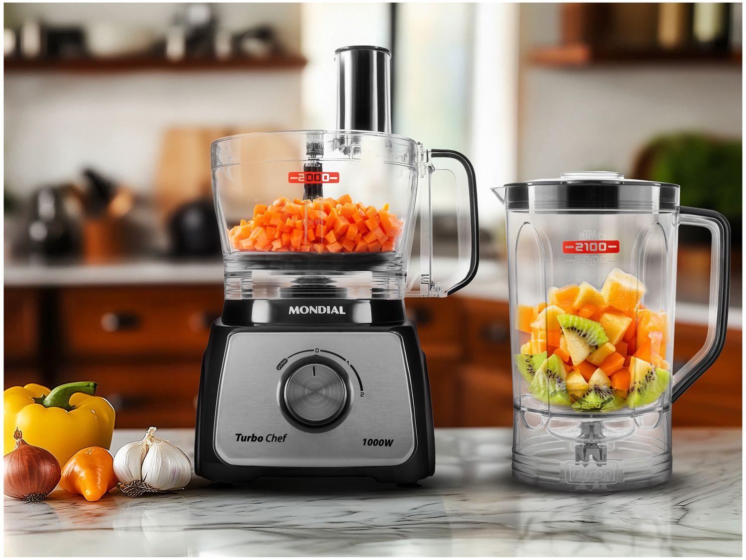 Multiprocessador de Alimentos Mondial Preto