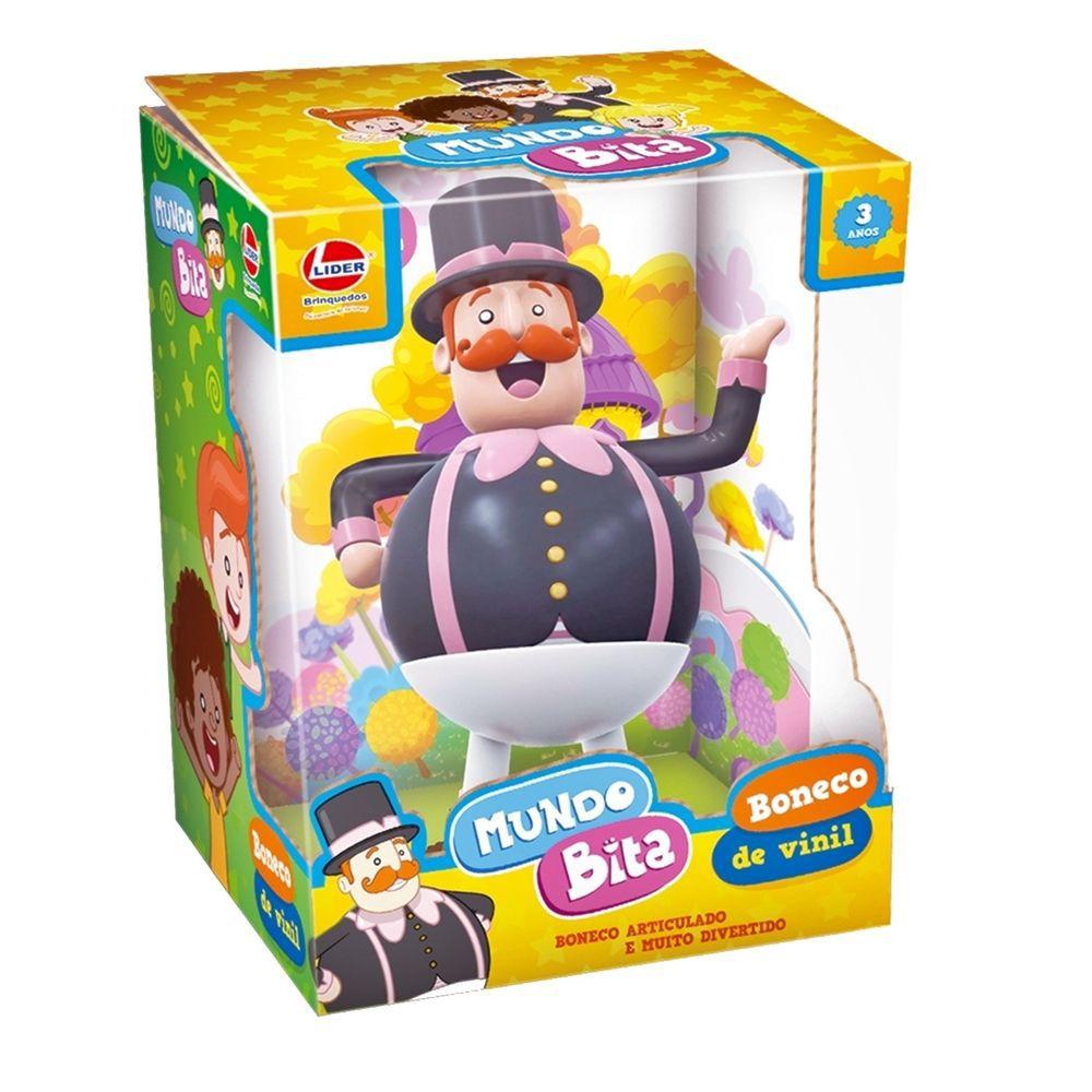 Mundo Bita Boneco Bita De Vinil Articulado Líder Brinquedos - Boneco ...