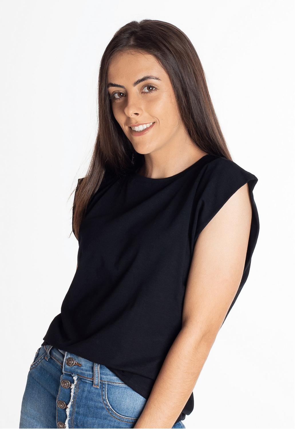 Muscle tee sem ombreira Clearance