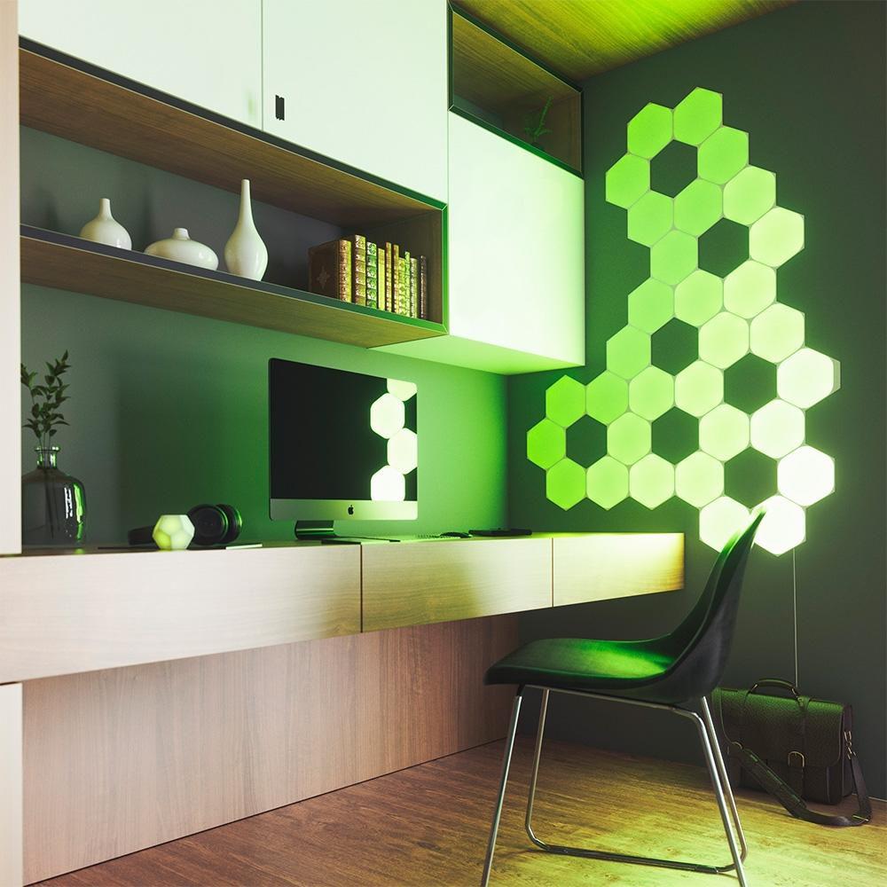 Nanoleaf Shapes Hexagon - 3 Painéis - Panels Only - NL42-0001HX-3PK -  Quadro Decorativo - Magazine Luiza