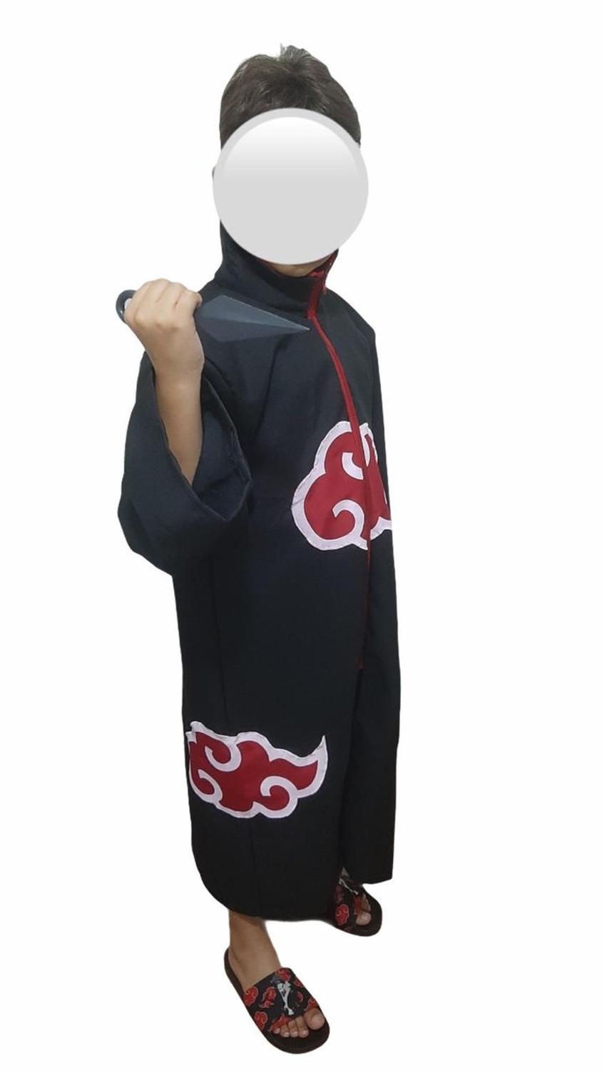 Naruto Akatsuki Cosplay Anime Capa Itachi Infantil - Varinha Magica  Fantasias - Fantasia Infantil - Magazine Luiza