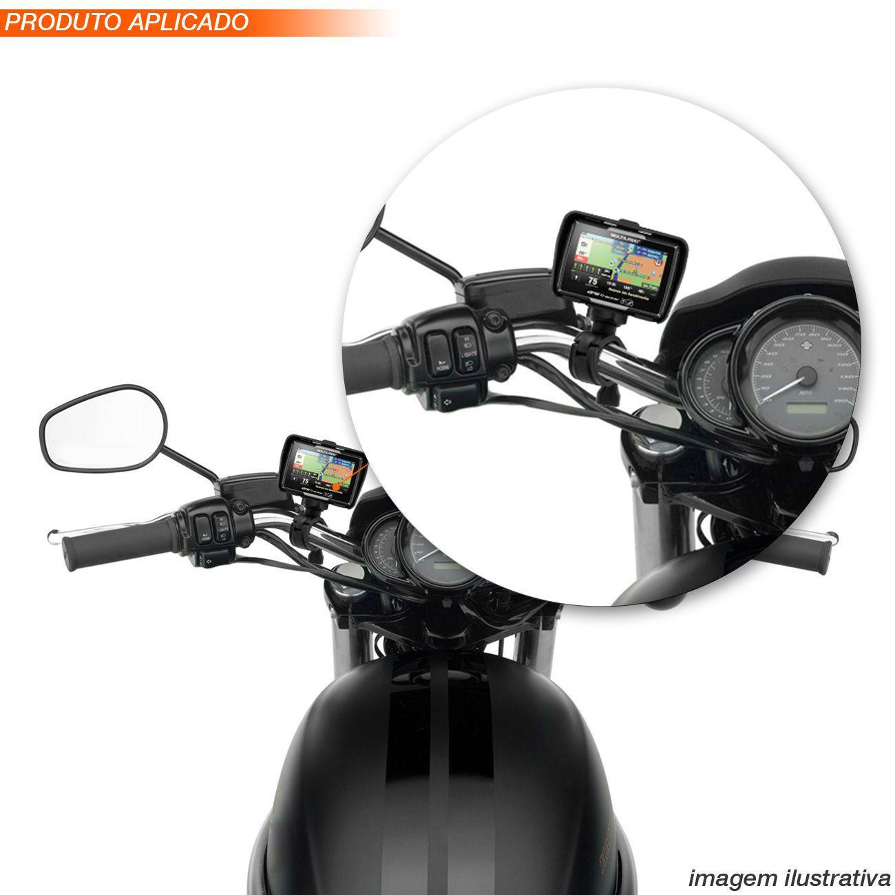 navegador gps multilaser tracker para moto tela 4.3 gp040
