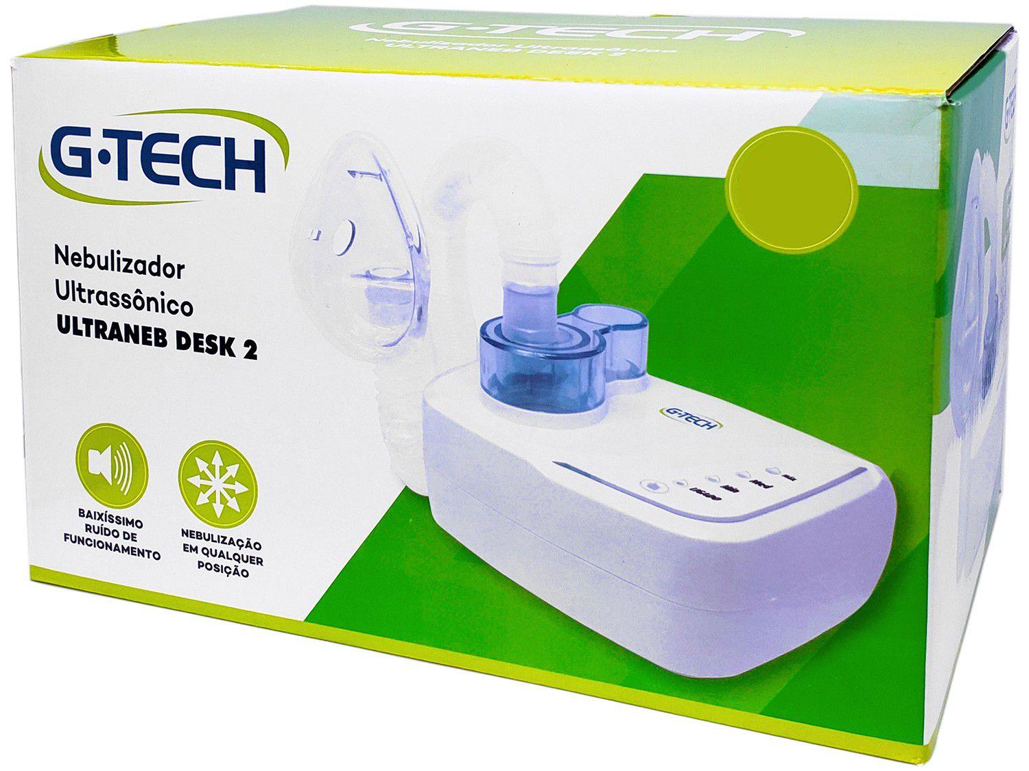 Nebulizador Portátil G-Tech - NEBUDES2 - Inalador / Nebulizador