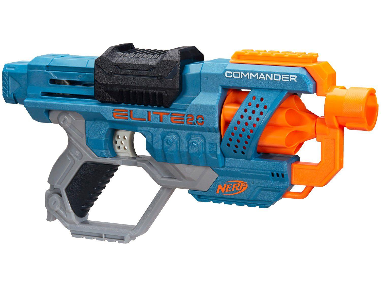 Nerf Elite 2.0 Lançador Commander RD-6 Com 12 Dardos Arminha