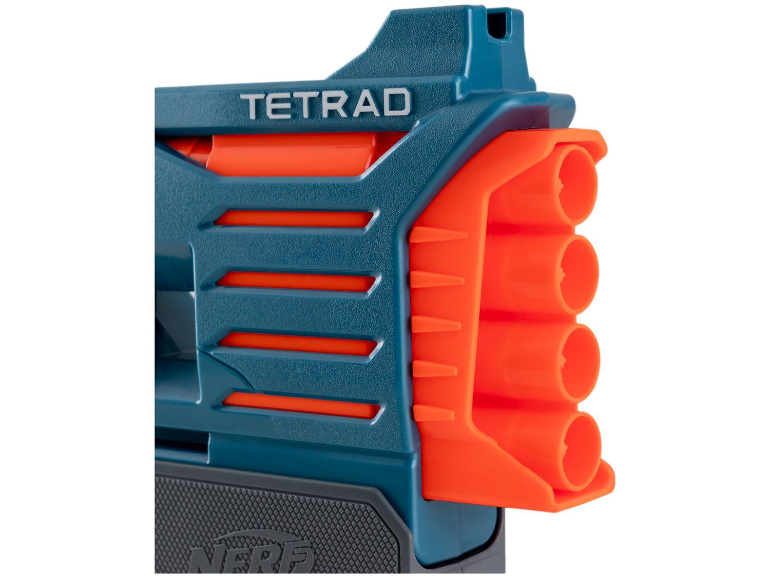 Nerf Elite 2.0 Tetrad QS-4 Hasbro 5 Peças