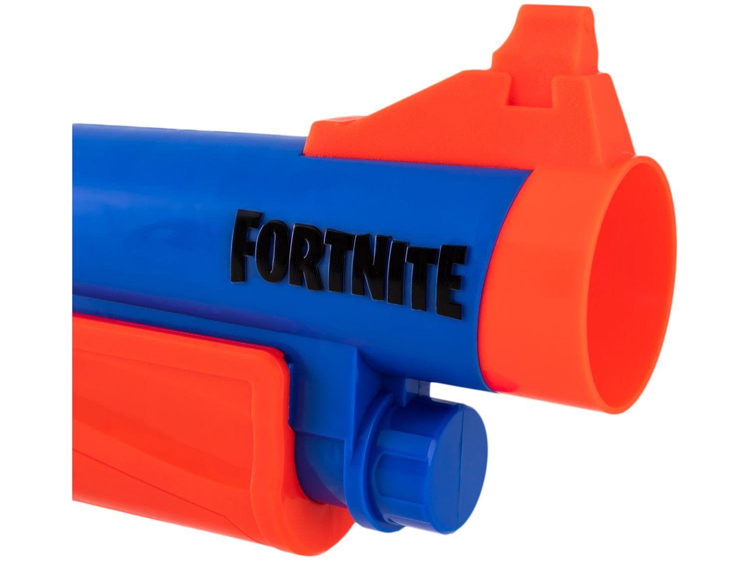 NERF Lançador Fortnite Pump SG, com Câmara de Recarga e 4 Dardos