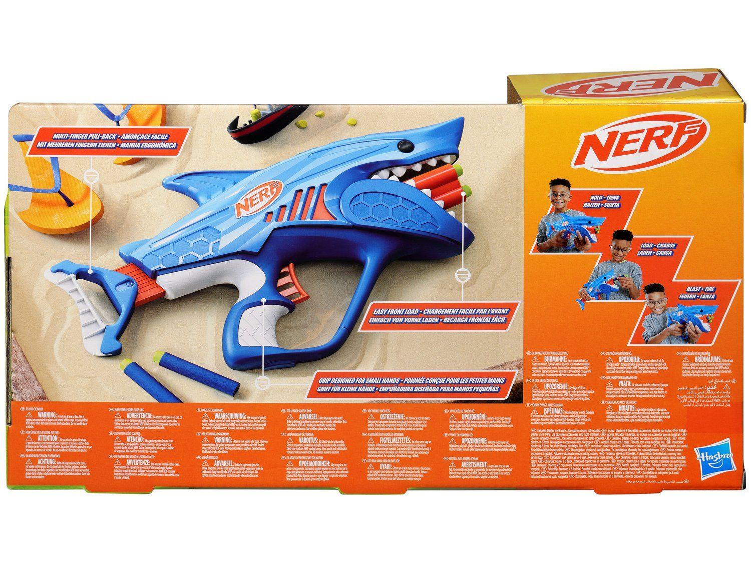 Nerf Jr Wild Sharkfire Hasbro 9 Peças | Shopping Smiles