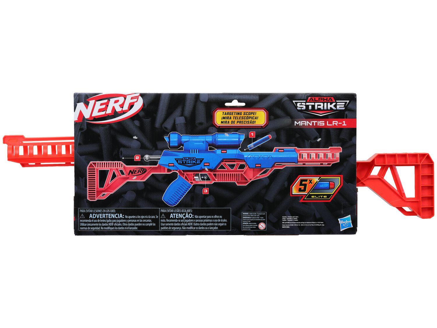 Lançador Nerf Alpha Strike Com Mira Da Hasbro Lr1 F2254