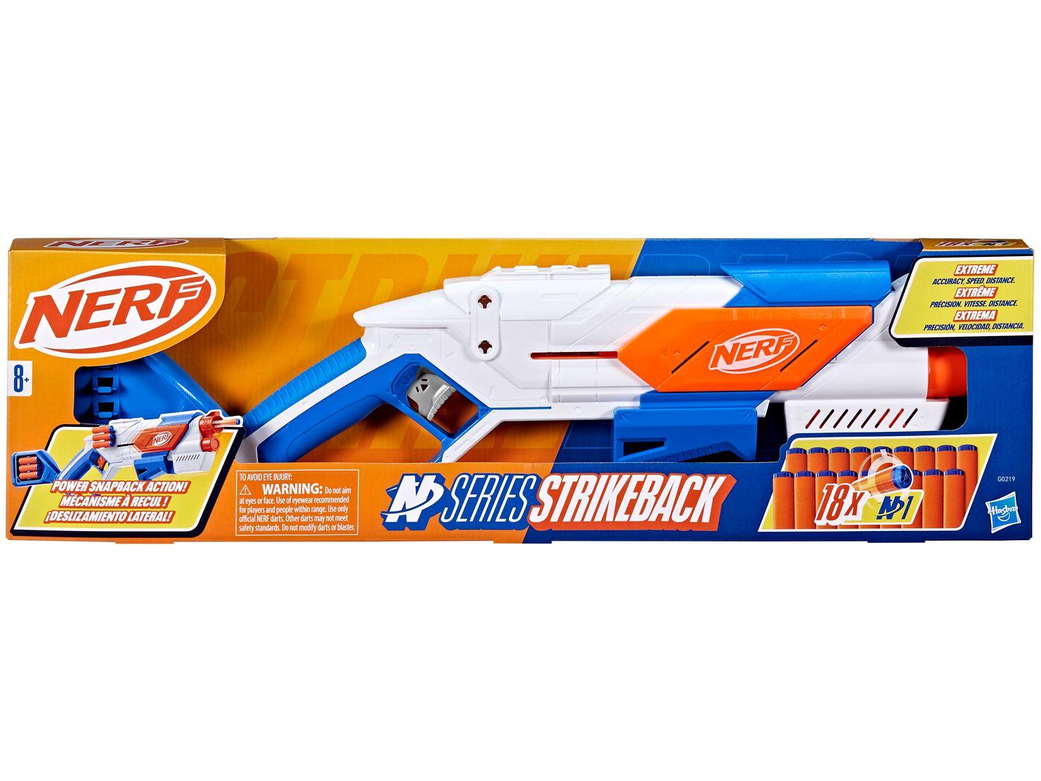 Nerf N Series Strikeback Hasbro 19 Peças 