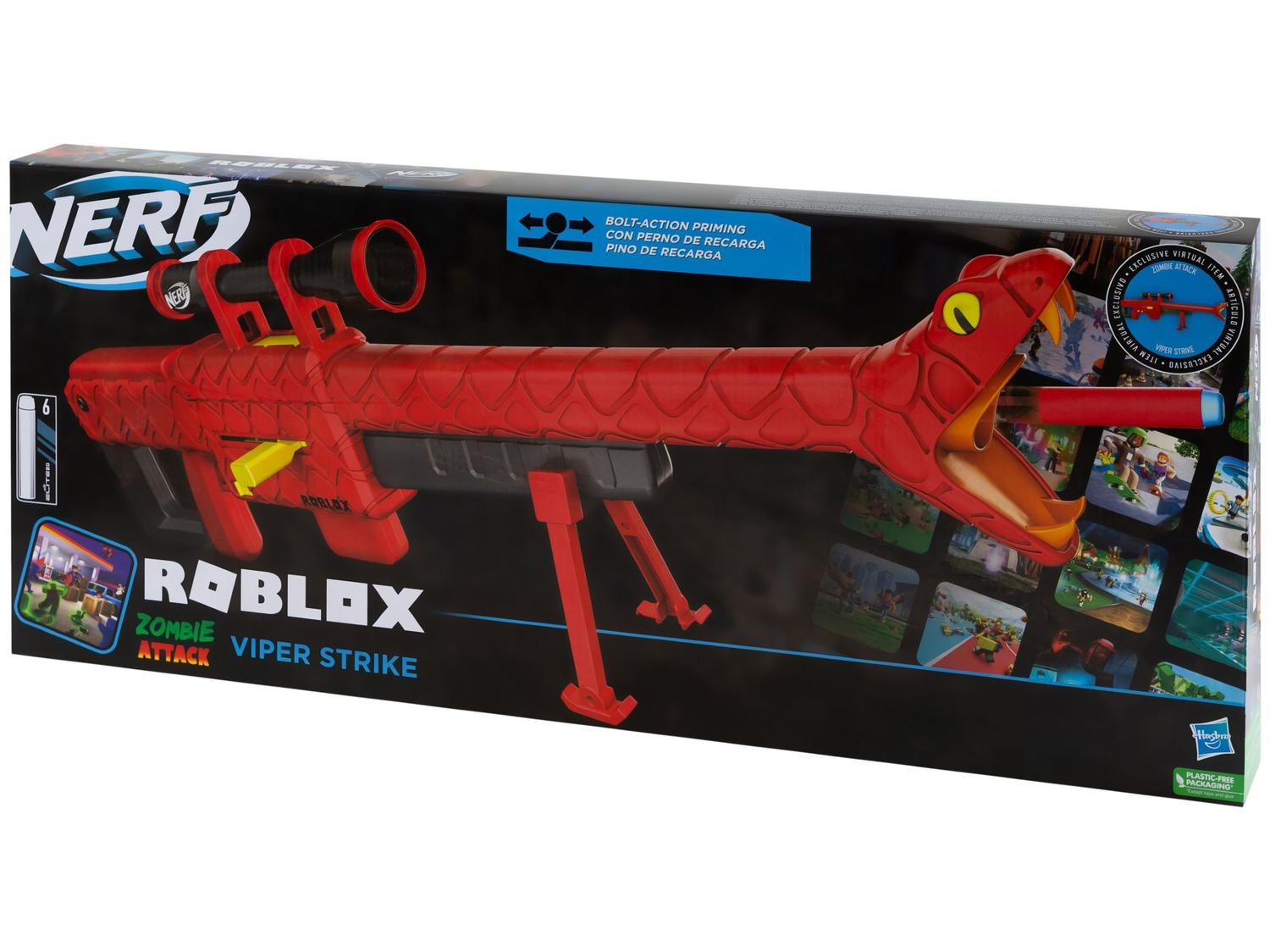 Nerf Roblox Zombie Attack: Viper Strike Hasbro | Shopping | LATAM Pass