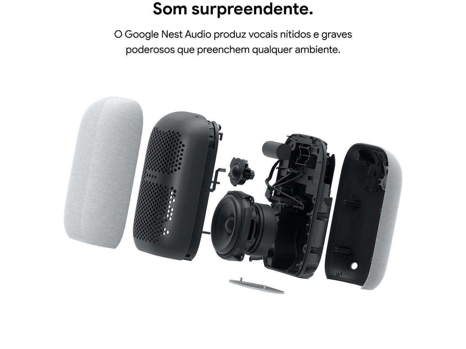 Nest Audio Smart Speaker com Google Assistente