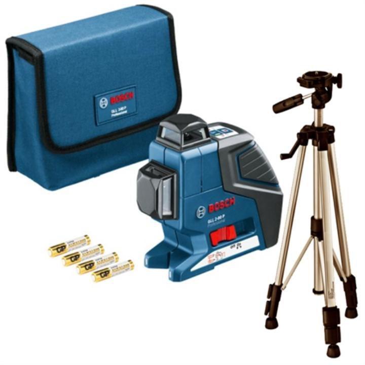 Nível à Laser GLL 3-80 + Tripé + Régua GR 240 + Receptor de