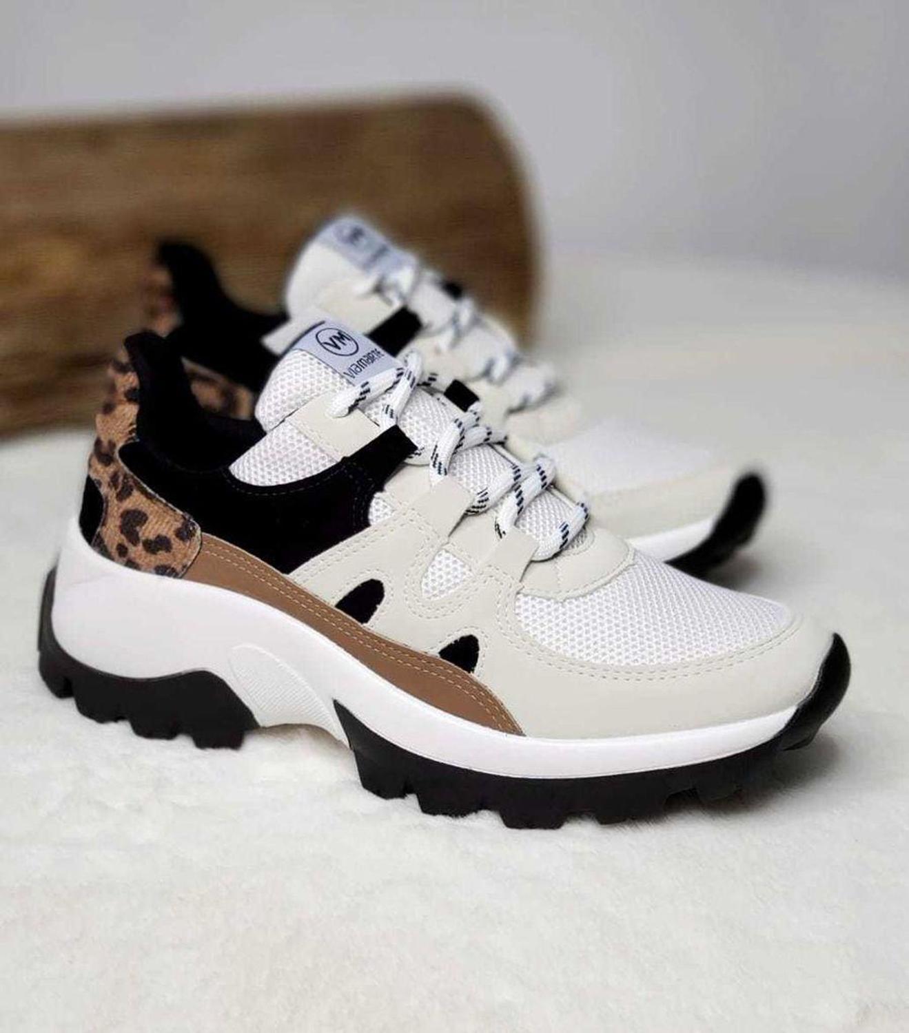 Nobuck tenis Via Marte onça - Tênis Feminino - Magazine Luiza