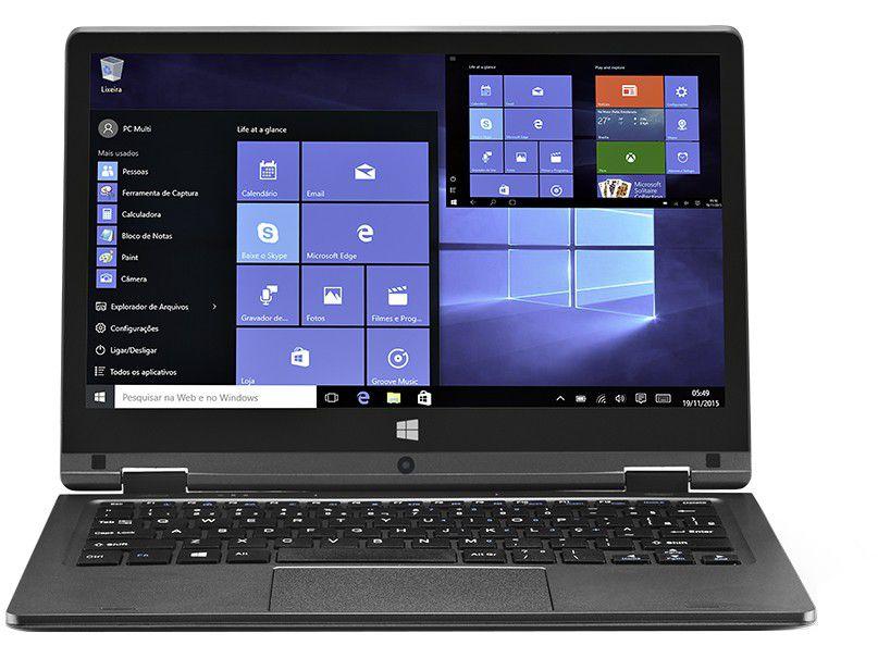 Notebook 2 em 1 lg slidepad com intel atom 2gb 64gb - serekeeper