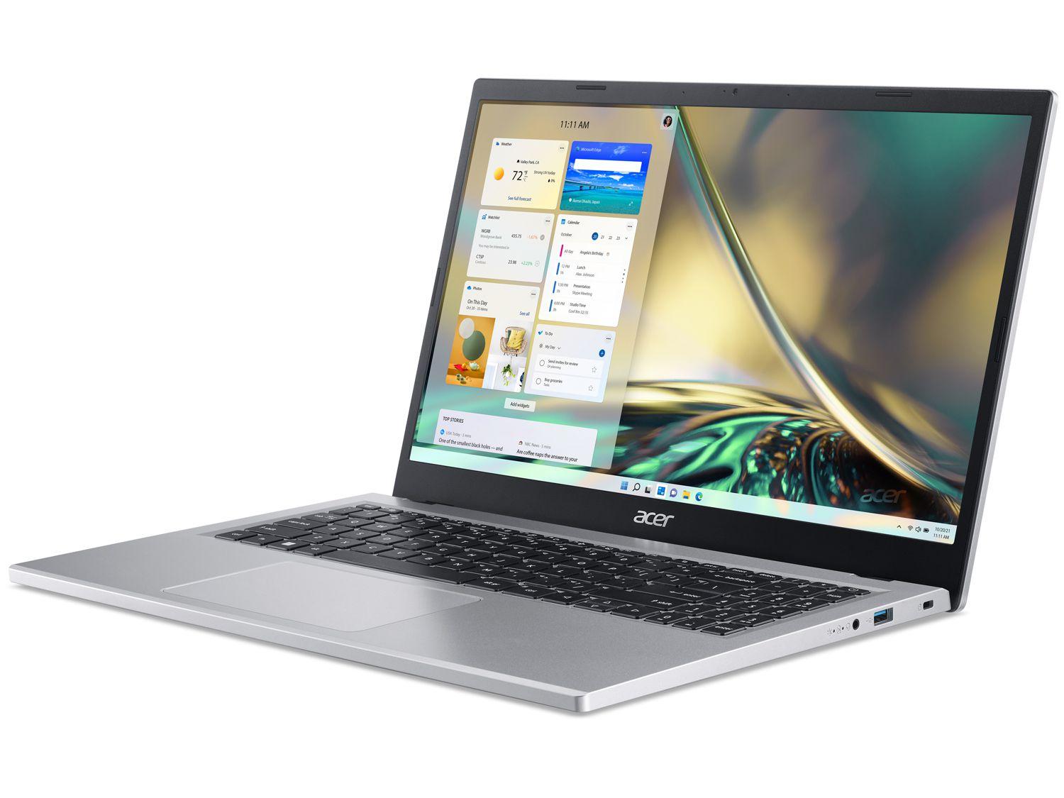 Notebook Acer Aspire 3 Intel Core i3 8GB 256GB SSD