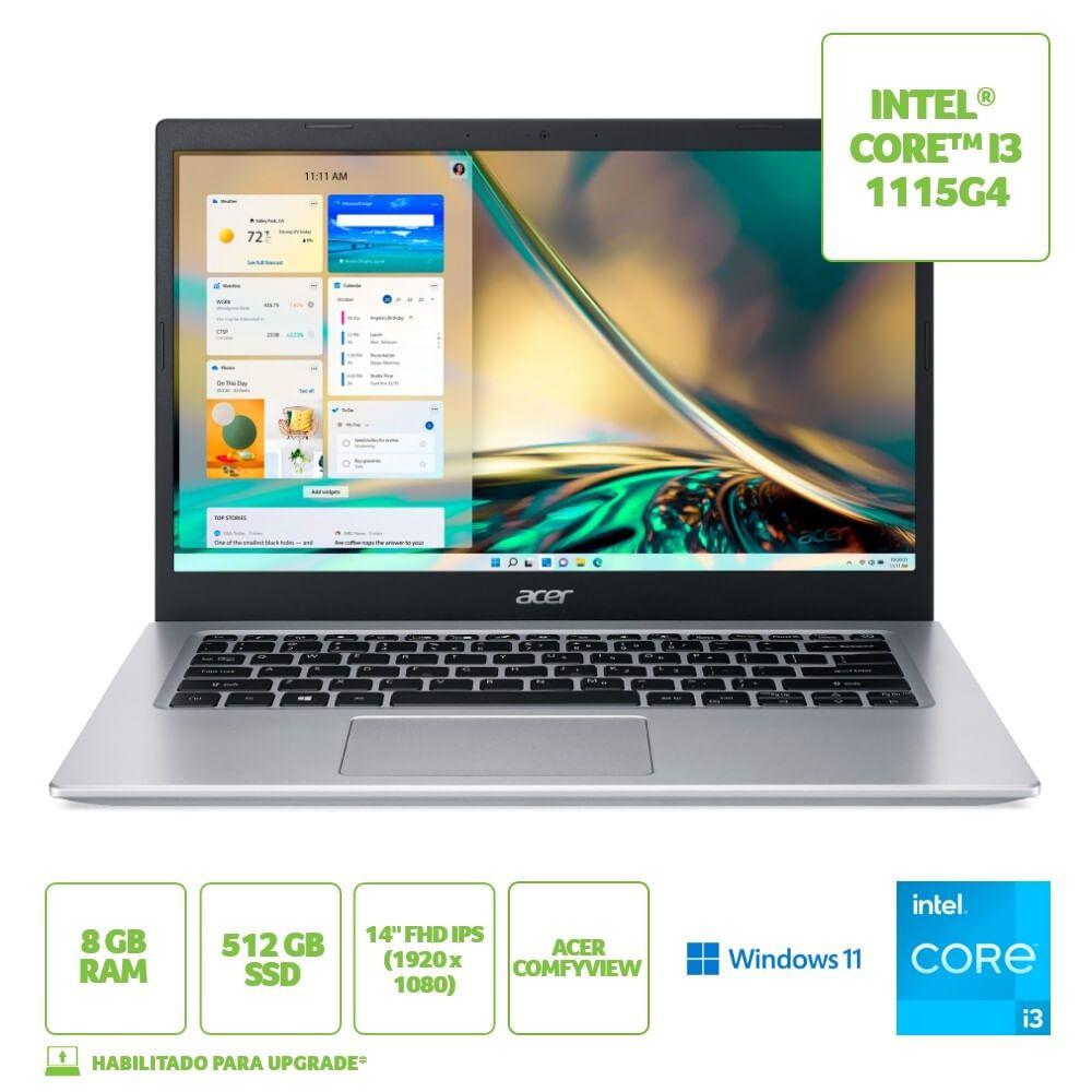Notebook Acer Aspire A514-54-30JG Intel Core i3 11ª Gen Windows