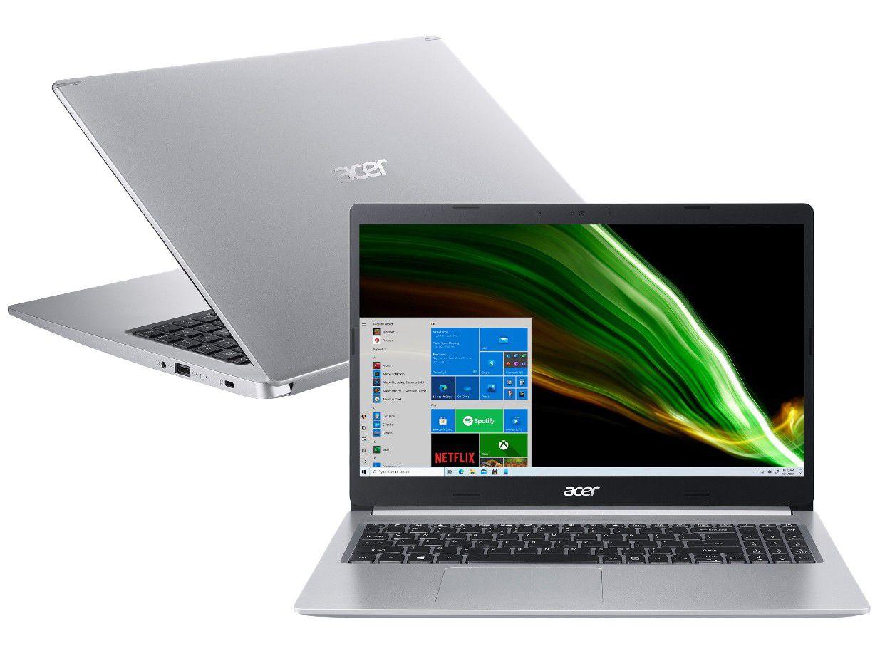 Notebook Acer Aspire 5 A515-55-592C Intel Core i5 - 8GB 256GB SSD 15,6” LED Windows 10