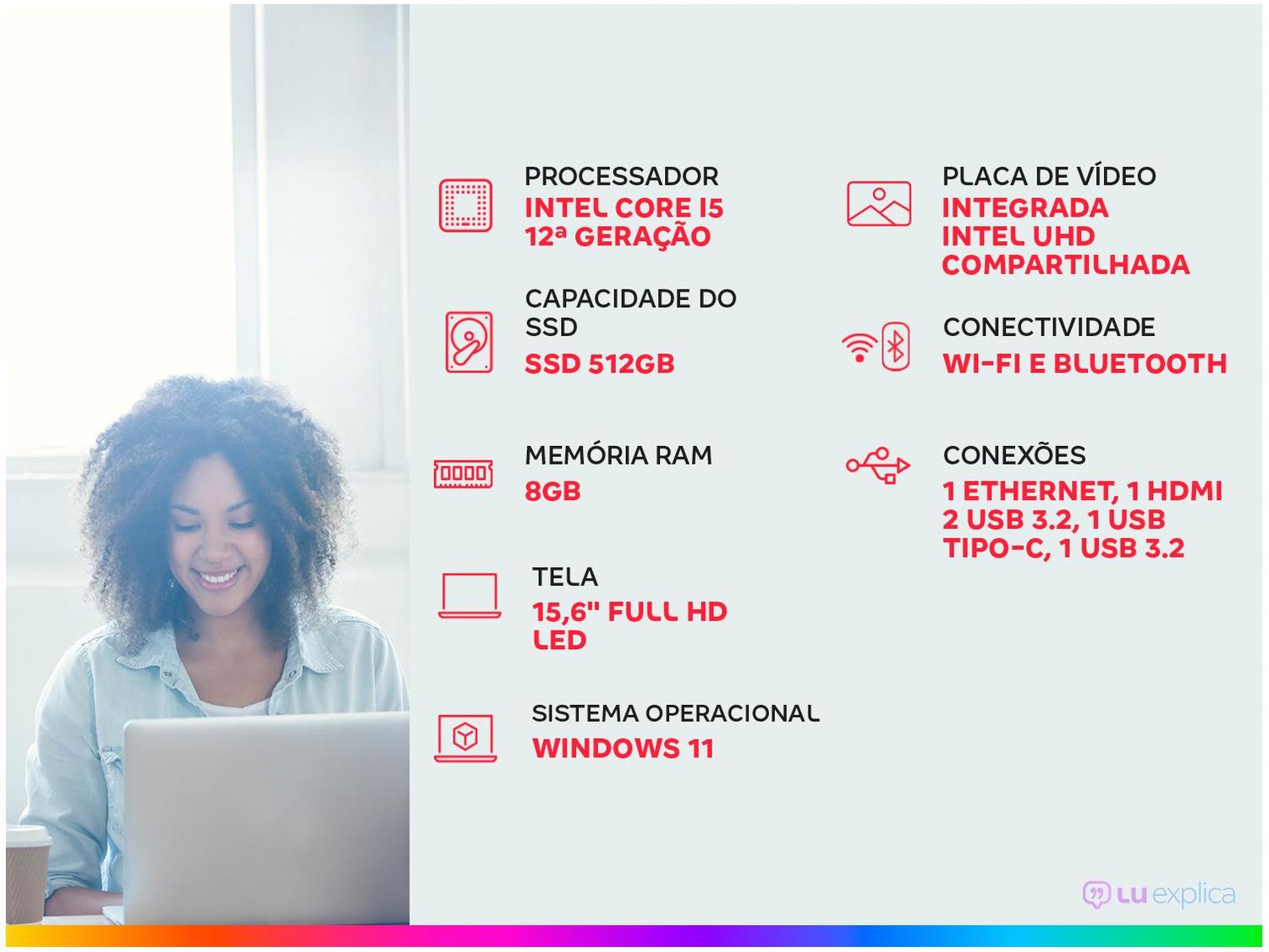 Selo de garantia ou detalhe do design do Notebook Acer Aspire 5