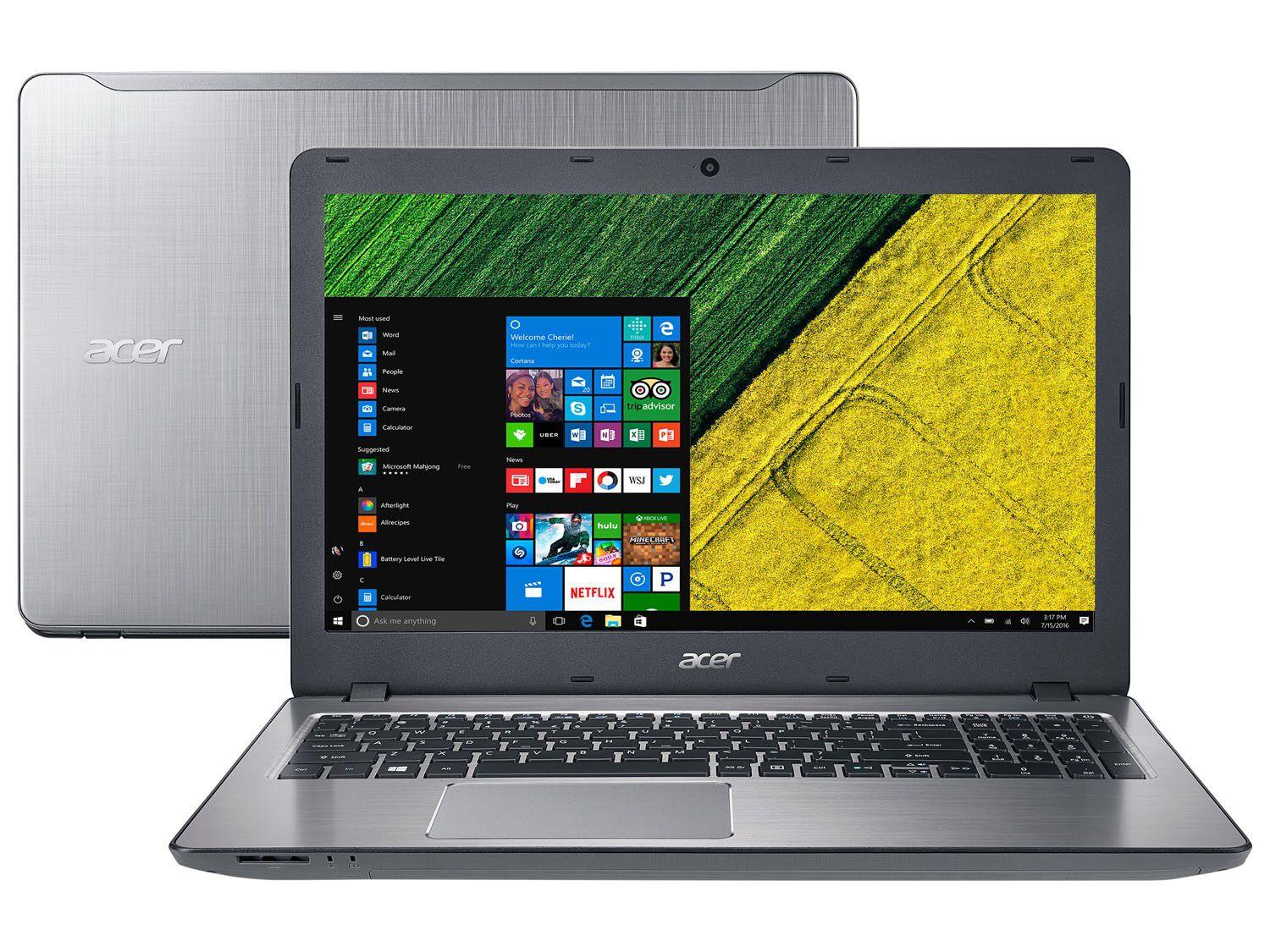 Notebook Acer Aspire F5 Intel Core i7  8GB 1TB LED 15,6” GeForce 4GB Windows 10  Notebook 