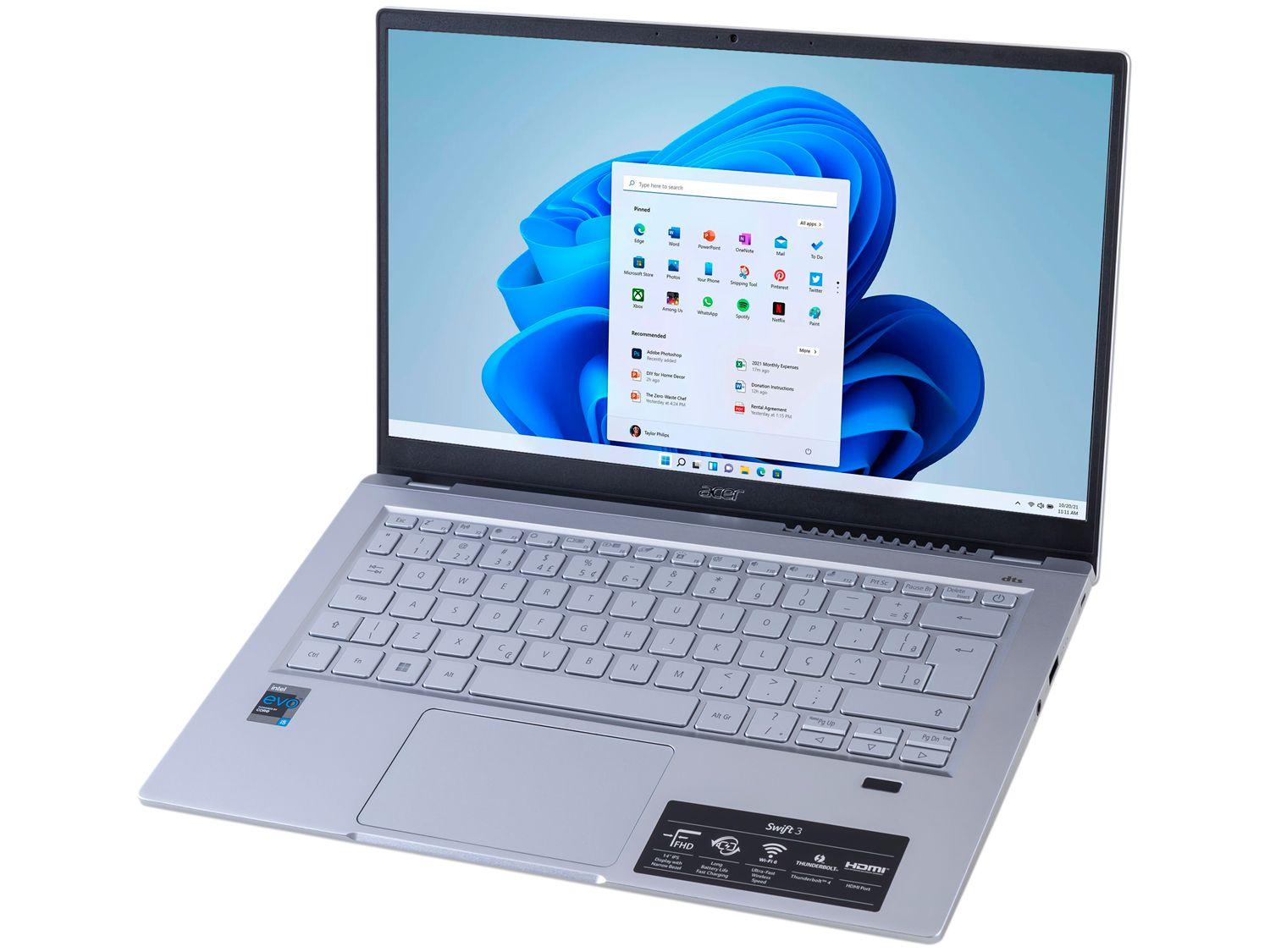 Acer Swift 3 ノートPC Intel Core i5 10th Notebook Acer Swift 3 SF314-57-57VY Intel Core I5 16GB 256GB SSD