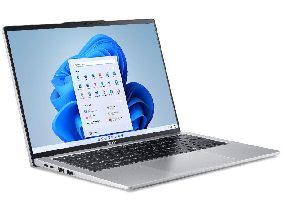 Notebook Acer Swift Go 14 SFG14-73T-54KB Intel Core Ultra 5 16GB RAM SSD 512GB 14" Touchscreen LED