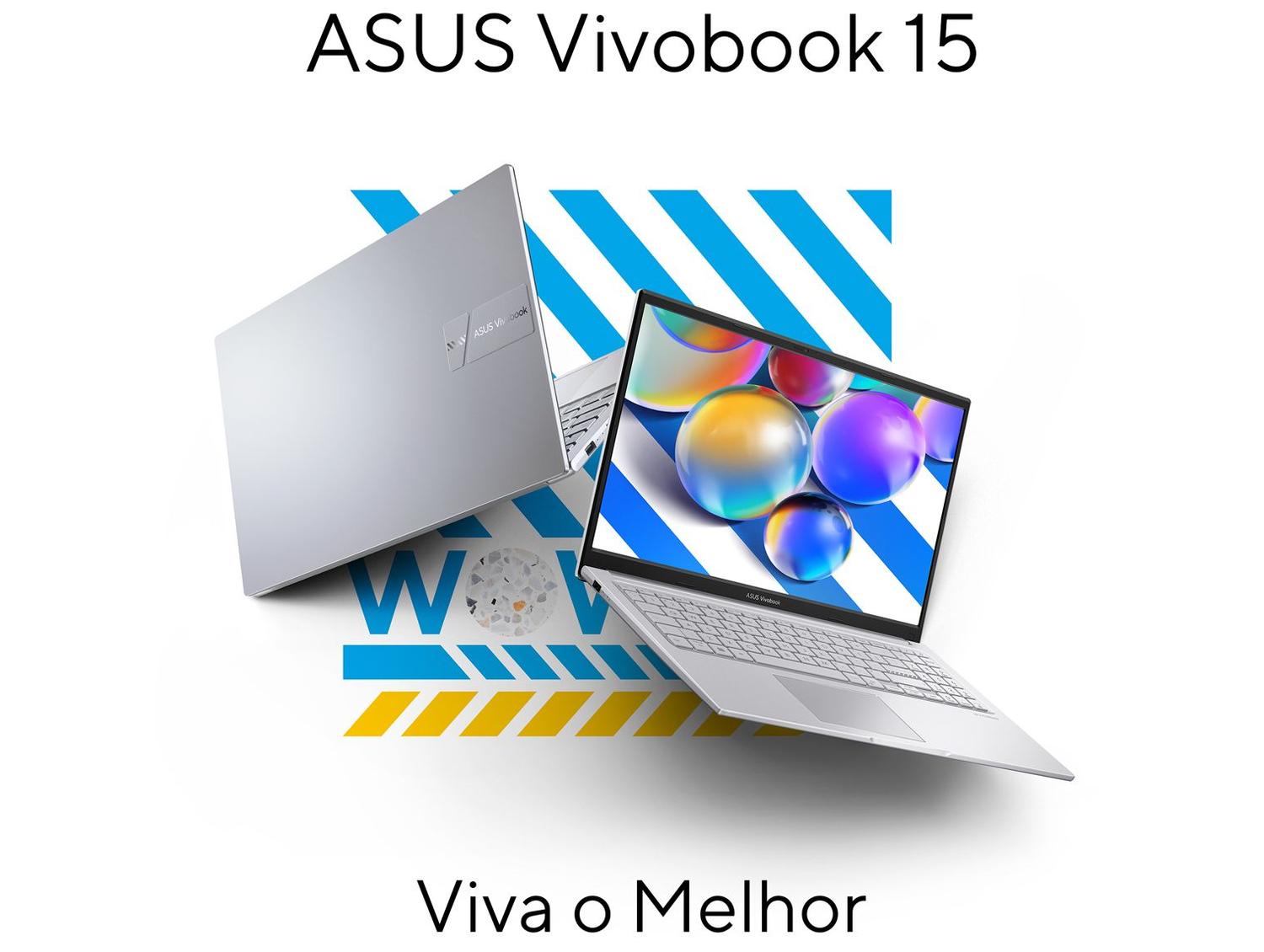 Notebook ASUS Vivobook 15 X1504VA-NJ1738W Intel Core i5 1334U 8GB RAM 256GB SSD 15,6" Full HD Windows Intel Iris Xe 90NB10J2-M02720