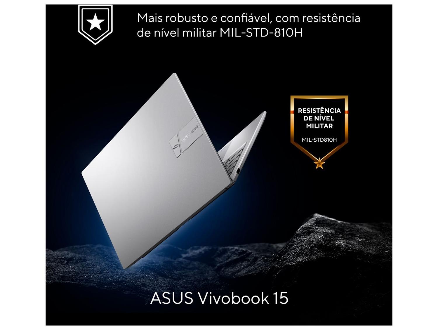 Notebook ASUS Vivobook 15 X1504VA-NJ1738W Intel Core i5 1334U 8GB RAM 256GB SSD 15,6" Full HD Windows Intel Iris Xe 90NB10J2-M02720