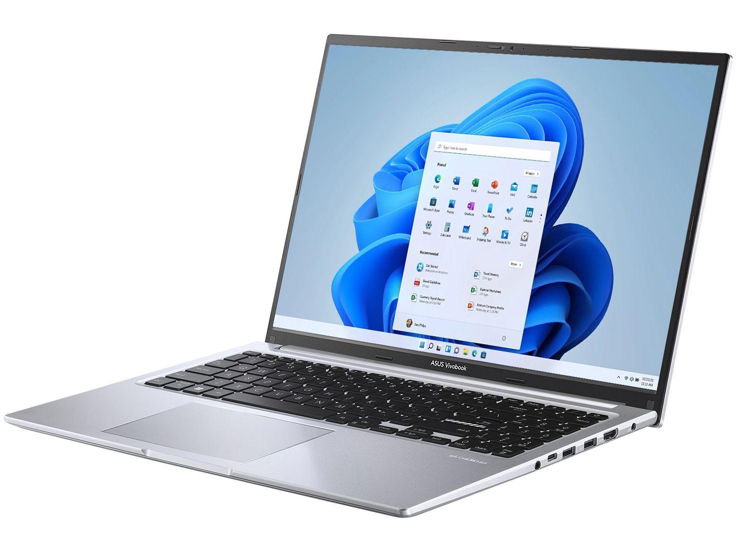 Notebook Asus Vivobook 16 Intel Core i7 8GB 256GB SSD 16” Windows
