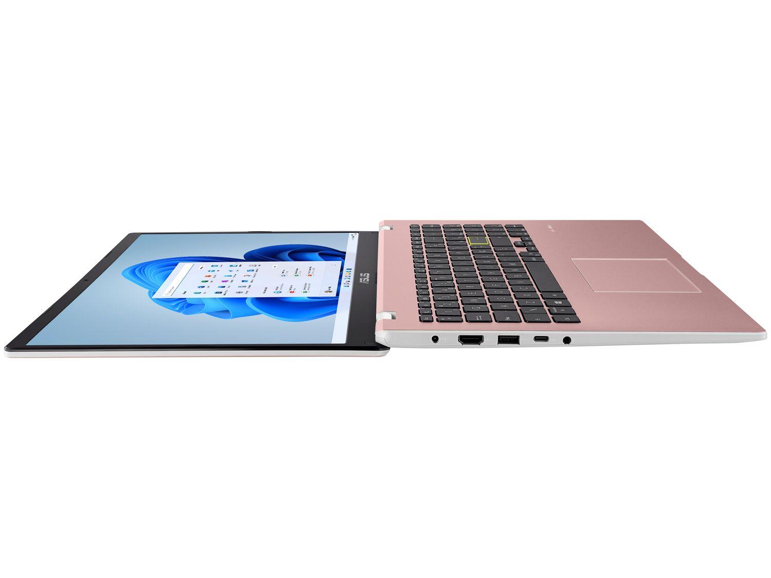 Notebook ASUS Vivobook Go 15 Intel Celeron 4GB RAM 128GB eMMC 15,6" UHD Rosa Windows 11+ Microsoft 365 Personal Office E510KA-BR833WS
