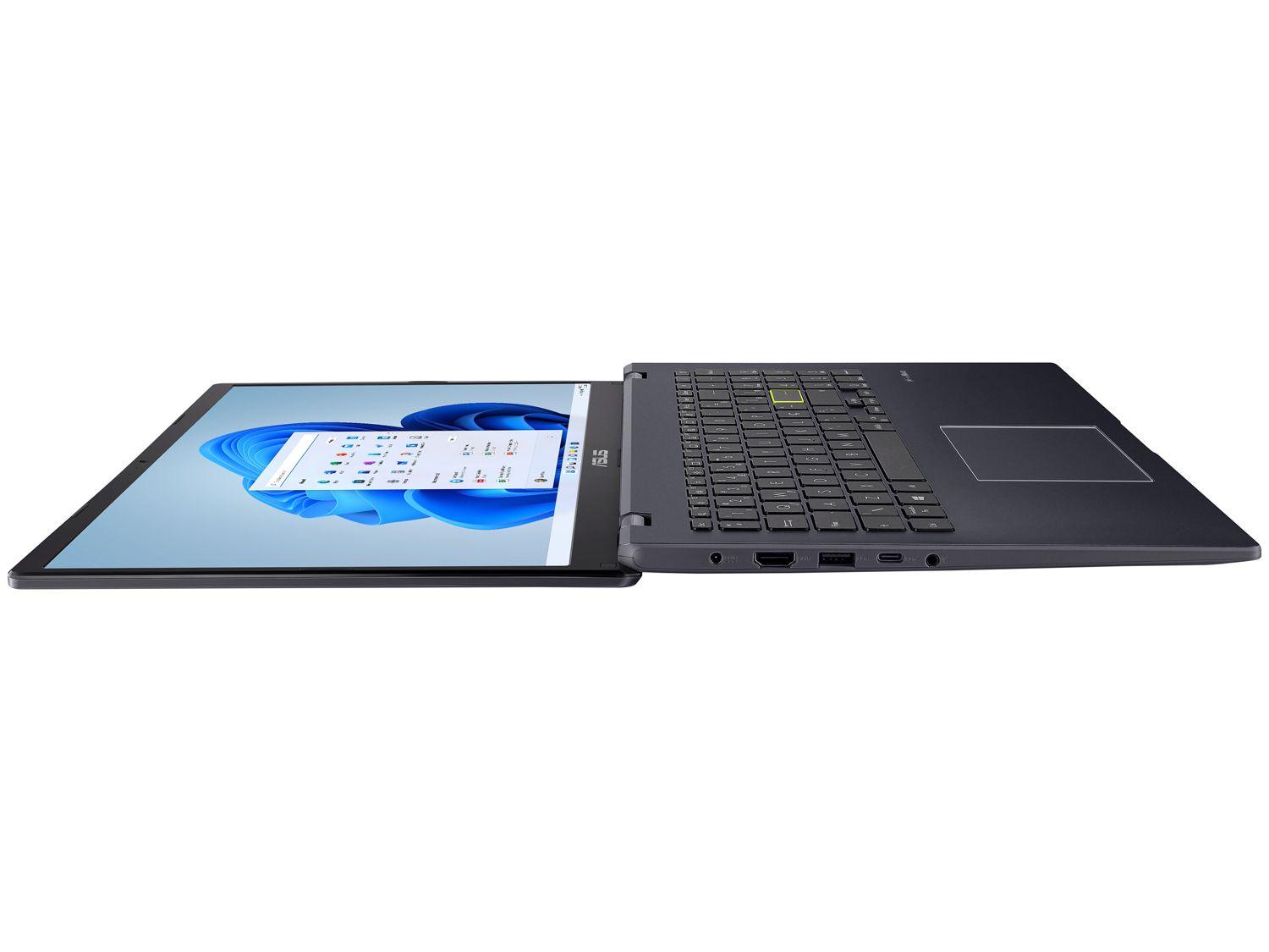Notebook ASUS Vivobook Go 15 Intel Celeron 4GB RAM 128GB eMMC 15,6" UHD Star Black Windows 11+ Microsoft 365 Personal Office E510KA-BR808WS