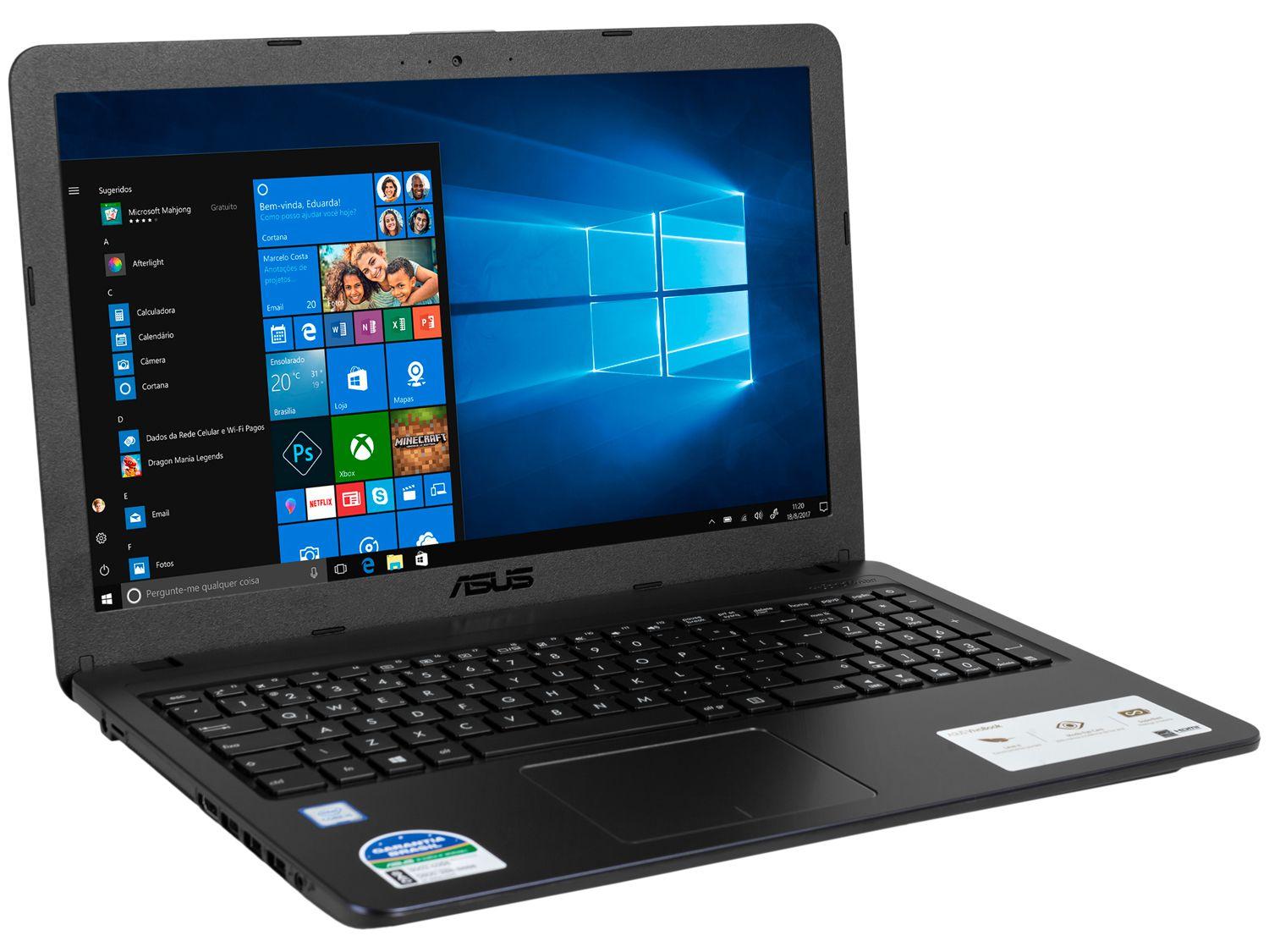 Notebook Asus VivoBook Intel Core i5 8GB 256GB SSD 15,6” Windows