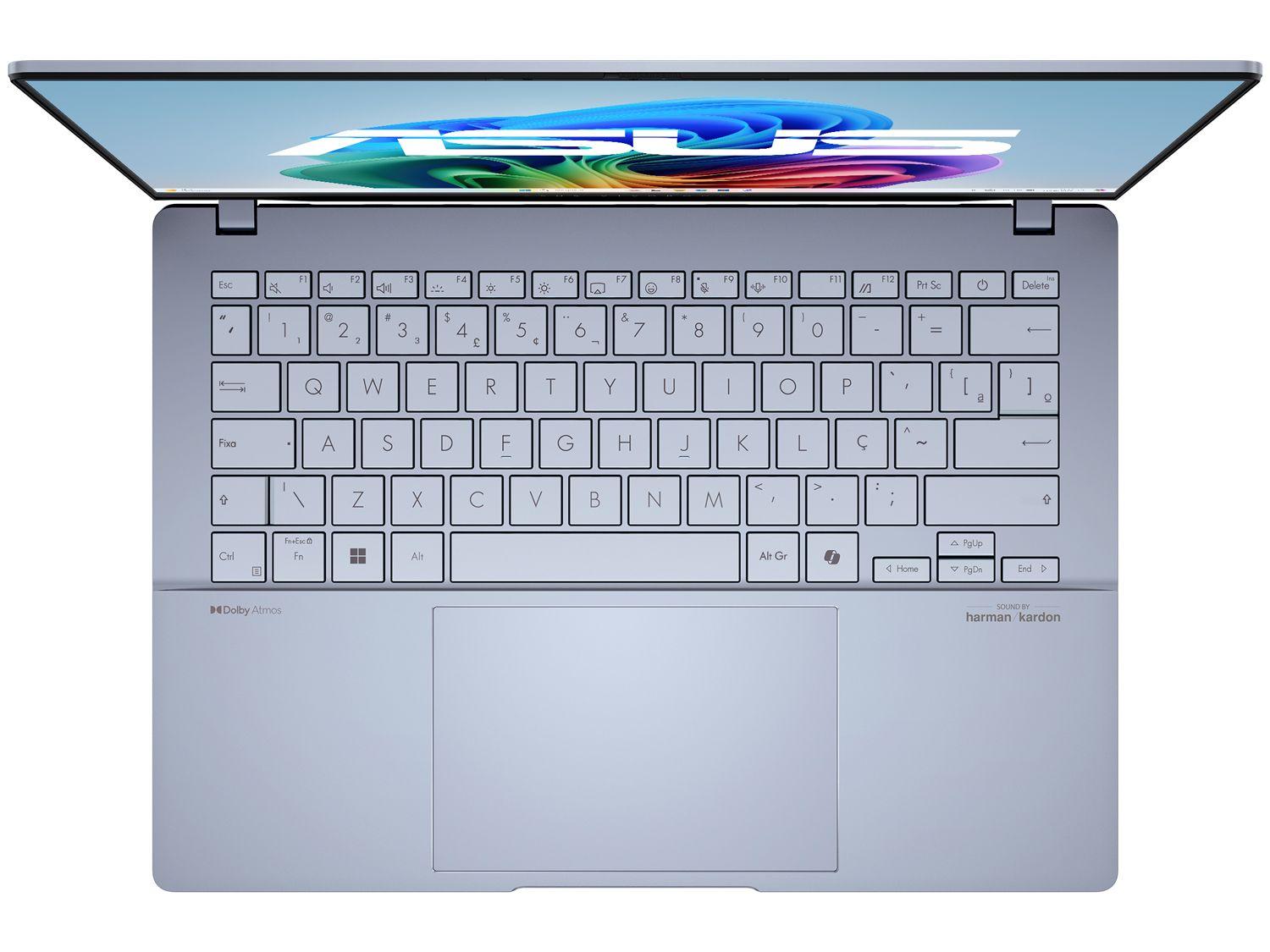 Notebook ASUS Vivobook S 14 Intel Core Ultra 7 16GB RAM 512GB SSD 14" Windows 11 - S5406SA-PP218W